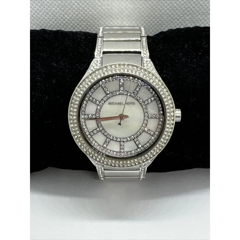 Michael Kors Kerry MK3311 Women Silver Stainless Steel Analog Dial Watch JNA712
